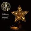 Cabilock Lighted Christmas Tree Topper, 9.8 in Gold LED Star Holiday Decor view 4