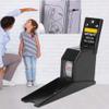 Wall Mount Height Measuring Tape, Metric 2mx2.5cm Width Retractable Elasticity Tape Ruler for Measuring Kids Height Boys Girls(Black) view 2