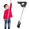 Wall Mount Height Measuring Tape, Metric 2mx2.5cm Width Retractable Elasticity Tape Ruler for Measuring Kids Height Boys Girls(Black) view 3