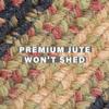 Highland Jute Braided Runner Rug 22x72 - Multicolor Braided Rug Runners to Use in Kitchen & Entryway view 4