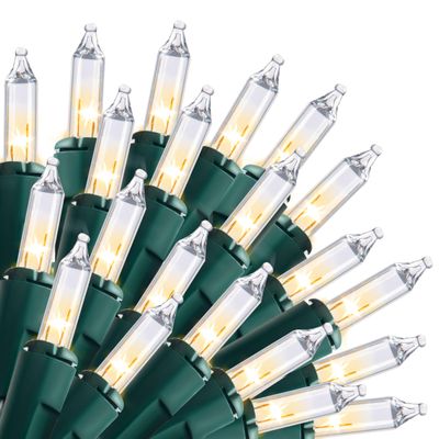 Joiedomi Clear Christmas String Lights Indoor,400(4x100) Mini White Fairy Light,85.6 FT Lighting Decor for Patio Dorm Classroom Bedroom Holiday Wedding Party Garland Birthday Festival,Green Wire