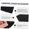 BESPORTBLE 1Set Replacement Cover Canvas, Black Casual Directors Chair Cover Kit Replacement Canvas Seat and Back with Wood Stick for Home Director Chair view 2
