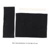 BESPORTBLE 1Set Replacement Cover Canvas, Black Casual Directors Chair Cover Kit Replacement Canvas Seat and Back with Wood Stick for Home Director Chair view 3