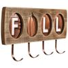 Northlight Fall Pumpkin Keyholder Harvest Wooden Wall Sign - 20" view 3