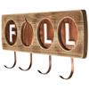 Northlight Fall Pumpkin Keyholder Harvest Wooden Wall Sign - 20" view 4