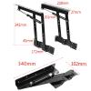 1 Pair Coffee Table Lift Mechanism Hinges, 50kg/100lb Folding Coffee Table Top Lifting Frame Hardware Furniture for Furniture, Hinges, Brackets, Custom Table view 4
