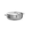 Deep Fryer Pot, Japanese Tempura Frying Pot 304 Stainless Steel Small Deep Fryer with Thermometer,Lid And Oil Drip Drainer Rack for French Fries Shrimp Chicken Wings and Shrimp (24cm/9.4inch) view 4