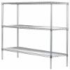 Omega 18" Deep x 72" Wide x 36" High 3 Tier Gray Starter Shelving Unit view 1