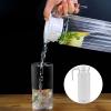 1100ml Water Pitcher with Lid, Plastic Pitcher Cold Water Kettle Juice Water Beverage Juice Containers for Hot & Cold Beverages, Iced Tea, Coffee, Sangria, Juice & Milk (1PCS, 1100ml) view 2
