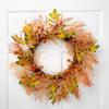Berry, Caspia and Two-Toned Autumn Leaves Artificial Fall Harvest Wreath - 24" view 2