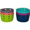 JarJackets Silicone Mason Jar Protector Sleeve - Fits 4oz Jelly Jars | Package of 6 | Multicolor (Multicolor, 6) view 3