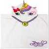 Jay Franco Nickelodeon JoJo Siwa Unicorn Kids Bath/Pool/Beach Hooded Poncho - Super Soft & Absorbent Cotton Towel, Measures 22 x 22 Inches (Official Nickelodeon Product) view 1