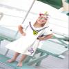 Jay Franco Nickelodeon JoJo Siwa Unicorn Kids Bath/Pool/Beach Hooded Poncho - Super Soft & Absorbent Cotton Towel, Measures 22 x 22 Inches (Official Nickelodeon Product) view 4