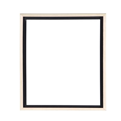 Creative Mark Illusions Floater Frame For 3/4" Deep Canvases - 12x12 Natural - No Glass or Backing - Wood Composite Floating Illusion Frame for Canvas Paintings- With Hanging Hardware