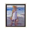 Creative Mark Illusions Floater Frame For 3/4" Deep Canvases - 12x12 Natural - No Glass or Backing - Wood Composite Floating Illusion Frame for Canvas Paintings- With Hanging Hardware view 2