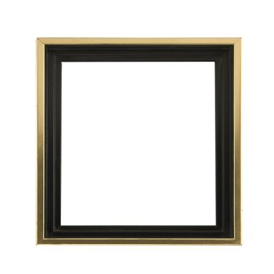 Creative Mark Illusions Floater Frame For 3/4" Deep Canvases - 11x14 Gold/Black - No Glass or Backing - Wood Composite Floating Illusion Frame for Canvas Paintings- With Hanging Hardware