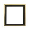 Creative Mark Illusions Floater Frame For 3/4" Deep Canvases - 11x14 Gold/Black - No Glass or Backing - Wood Composite Floating Illusion Frame for Canvas Paintings- With Hanging Hardware view 1
