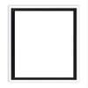 Creative Mark Illusions Floater Frame For 3/4" Deep Canvases - 11x14 White - No Glass or Backing - Wood Composite Floating Illusion Frame for Canvas Paintings- With Hanging Hardware view 1