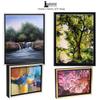 Creative Mark Illusions Floater Frame For 3/4" Deep Canvases - 11x14 White - No Glass or Backing - Wood Composite Floating Illusion Frame for Canvas Paintings- With Hanging Hardware view 4