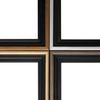Creative Mark Illusions Floater Frame For 3/4" Deep Canvases - 16x20 Antique Silver - No Glass or Backing - Wood Composite Floating Illusion Frame for Canvas Paintings- With Hanging Hardware view 3