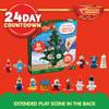 JOYIN Christmas 24 Days Countdown Advent Calendar with a Tabletop Wooden Christmas Tree and 28 Ornaments Snowman Santa Decorations for Boys, Girls and Kids Party Favors, Classroom Prizes, Xmas Gift view 4