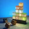Paladone Minecraft Building Block Night Light  Officially Licensed LED Lamp for Boys Bedrooms, Gaming Decor & Gifts  Fun Minecraft Room Accessory view 2