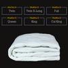 Down Etc | Hotel Waterproof Mattress Pad Lily Pads | 100% Cotton Twill Diamond Quilted | Bed Protector with Fitted Skirt | King Size, White view 2