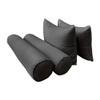 Prolinemax Style 4 - Mattress & Pillow Bolster Cushion for Outdoor Indoor Daybed Porch Swing Bed Piped Trim Twin-XL Size AD003 | Covers ONLY | view 3