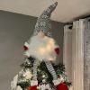 Gnome Christmas Tree Topper,Gnome Christmas Ornaments Santa Gnomes Plush Party Decoration Ornament Supplies view 2