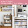SANKA NIB-PSWH InBox, Storage Box, Plate (For Lid and Tray), Small, White, (W x D x H): 10.4 x 7.6 x 0.6 inches (26.5 x 19.3 x 1.5 cm), Perfect Fit for Color Box, 3-Way Handle, Stackable, Stylish, Drawer, Made in Japan view 4