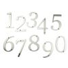 4 Inch Satin Nickel Material Door Plates Digital 0-9 Hotel Anti-drawing Zinc Alloy Building Door Number Floor Number Hotel Number (Color : Number5) view 1