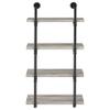 Coaster Home Furnishings Elmcrest 24-inch 4-Shelf Wall Bookshelf Grey Driftwood 804416 view 4