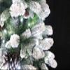 HOLIDAY STUFF 3' Potted Frosted Winter Spruce Tabletop Flocked Artificial Christmas Tree Pre-lit (3 Ft) view 2