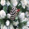 HOLIDAY STUFF 3' Potted Frosted Winter Spruce Tabletop Flocked Artificial Christmas Tree Pre-lit (3 Ft) view 3