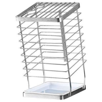 04 Kitchen Knife Holder Kitchen Storage Rack Large Capacity Cutlery Organizer Safe