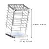 04 Kitchen Knife Holder Kitchen Storage Rack Large Capacity Cutlery Organizer Safe view 3