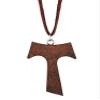 Autom Wood Tau Cross Pendant-18/pk view 1
