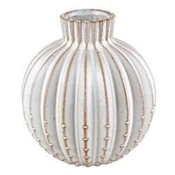 47th & Main Creative Brands Modern Flower Vase, Small, White