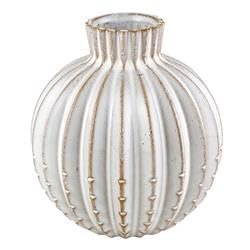 47th & Main Creative Brands Modern Flower Vase, Small, White