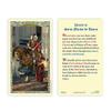 Christian Brands Catholic Holy Cards - Laminated Inspirational Prayer Card with Gold Foil Embossing, 25-Count, Saint Martin of Tours view 1