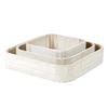 47th & Main Creative Brands Square Nested Trays, Set of 3, Natural Wood view 1