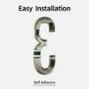 1Pc 0-9 House Numbers Plaques, 10.1cm/4inch Zinc Alloy Numeral Door Signs, Hotel/House/Garden/mailbox/office/Business Shop Numbers Plate Sign (Color : 8) view 4