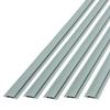 FASDE 47 in. Decorative Vinyl Divider Trim Argent Silver (5 Pack) view 1