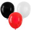 100 Red Black and White Balloons - Assorted Red and Black Balloons Party Decorations Supplies Pack for Deadpool Birthday, Lumberjack Baby Shower, Graduation, Poker, Pirate, Ladybug, Race Car view 1