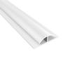 FASDE 47 in. Decorative Vinyl Divider Trim Matte White (5 Pack) view 2