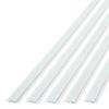 FASDE 47 in. Decorative Vinyl Divider Trim Gloss White (5 Pack) view 1