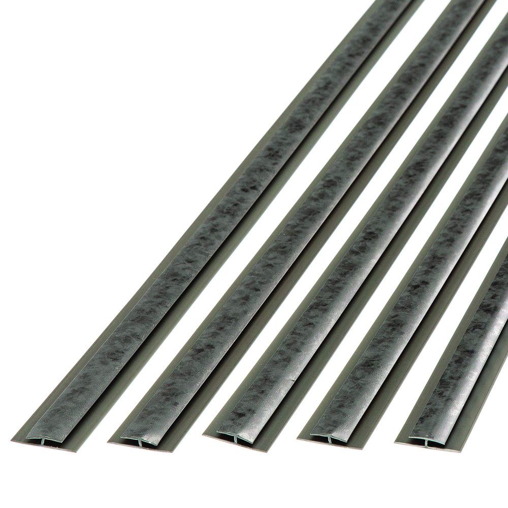 FASDE 47 in. Decorative Vinyl Divider Trim Galvanized Steel (5 Pack)