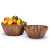 Abbott Collection 75-WOODWORK-22 Large Deep Bowl, 13.75 inches D, Brown view 3