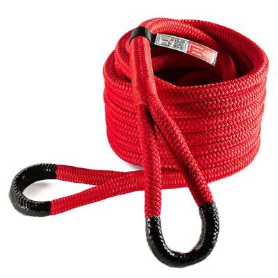 Yankum Kinetic Recovery Rope - Heavy Duty 3/4" x 30' Tow Rope, Off-Road & Vehicle Recovery Kit, Kinetic Energy Snatch Strap, Soft Shackles for 4x4, Jeep, and Trucks, Made in USA Rubber Boa Series