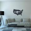 Badger Steel USA - AR 15 Flag - Metal Wall Art - 24" X 15.5" - Black view 1